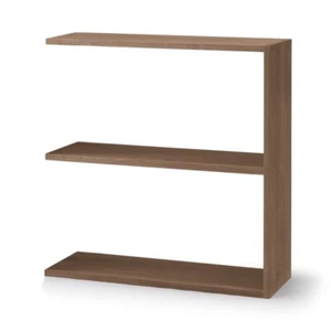 Muji Stacking Shelf 2x1 Walnut Additional Parts 79.5cm x 28.5cm x 81.5cm New - Picture 1 of 6