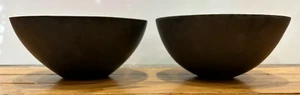 2 enameled bowls Krenit? unmarked about 6 1/4" diameter and about 2 3/4" tall - Picture 1 of 18