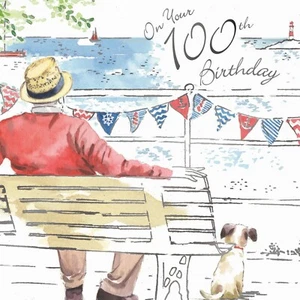 Age 100 Birthday Card -100th Birthday Card - 100 Year Old Birthday Card For Him - Picture 1 of 1