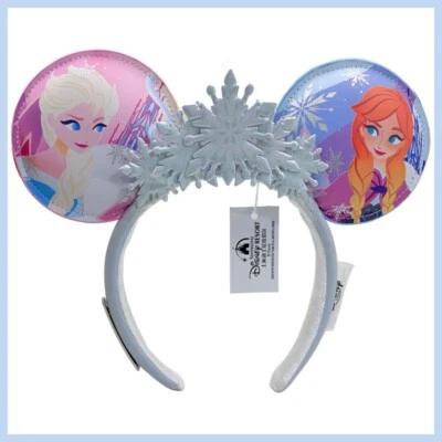 Diadema Frozen Snowflake Elsa Anna Disney Park Orejas de Minnie Niño Adulto Princesa Oreja Foto 1 de 4