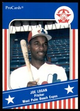 1991 ProCards Florida State League All-Stars Joe Logan West Palm Beach Expos