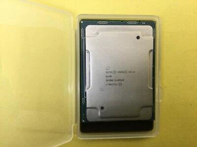 SR3B6 INTEL XEON PROCESSOR GOLD 6148 20 CORE 2.40GHZ 27.5MB 150W CPU - Image 1 of 3