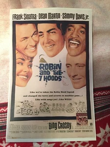 ROBIN & The 7 HOODS Lobby Card Poster 11 x 17 - Picture 1 of 5
