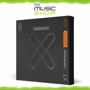 3 Pack, D'Addario XT 10-47 Coated Phos Bz Acoustic Guitar Strings - XTAPB1047-3P - Bild 1 von 4