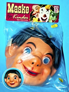 MAX WILHELM BUSCH FASCHINGS MASKE 70er ALTE KARNEVAL GERMANY od. MASQUE CÉSAR - Bild 1 von 5