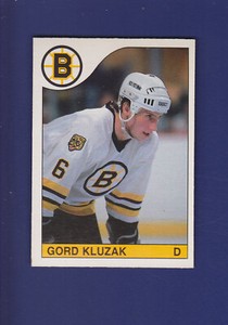 Gord Kluzak 1985-86 O-PEE-CHEE OPC Hockey #167 (NM+) Boston Bruins