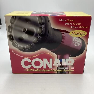 Conair 1875 Watt Styling Hair Dryer Speed Drying System. Box Is Open Never Used - Image 1 of 4