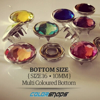 Size 16 • Size 18 • Jewelry Pearl Snaps • Decorative Snap Button Fastener Popper - Image 1 of 4