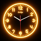 25ck0018 EaseSign Home Decor LED Flexible Flex Neon Wall Clock 7 colors 10"