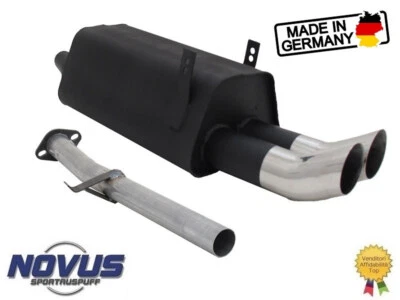 Scarico Sportivo Novus Marmitta Terminale 76mm DTM BMW E36 316i 318i Omologata - Immagine 1 di 4