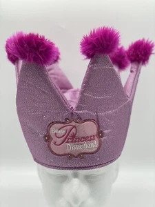 Disneyland Resort Pink Plush Disney Princess Crown Hat - Picture 1 of 10