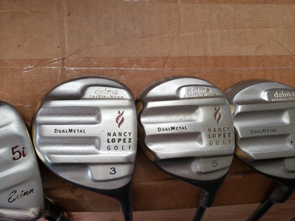 Nancy Lopez Delma Specialwood Dual Metal Fairway Wood Set, 3,5,7,9,11 & 5i Erinn - Image 1 of 4