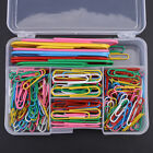 250pcs Mix Color Paper Clips Metal Clip Student Stationery Office Accessory BUN