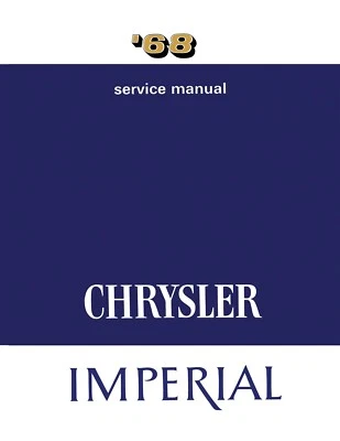Chrysler Imperial 1968 manual de servicio Foto 1 de 2