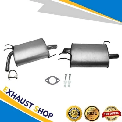 Conjunto de silenciador de escape derecho + izquierdo para Acura TSX 2004-2008 2,4 L ajuste exacto Foto 1 de 4