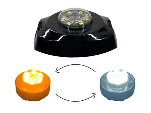 Dual Color High Intensity Hideaway Surface Mount Emergency Warning Strobe Light - Picture 1 of 6