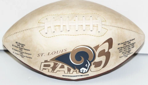 2000 Super Bowl Champions St. Louis Rams Fotoball Photo NFLPA Football NFL 1999 Cover
