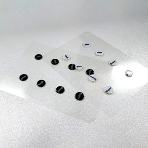 1 Pack Glass Mouse Skates DIY Universal Dots Mouse Feet Pads Sticker - Bild 1 von 10
