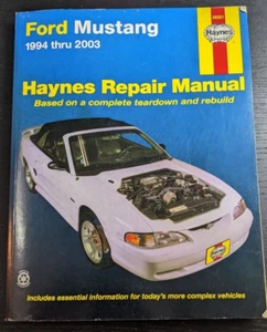 Haynes Repair Manual - Ford Mustang 1994 Thru 2003 (2003, Paperback, No. 36051) - Picture 1 of 4