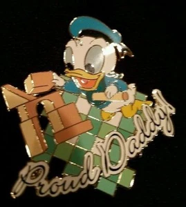 LE Disney Pin Auktionen PINS Neu Baby Donald Duck Blöcke Stolzer Papa Neuer Vater - Bild 1 von 1