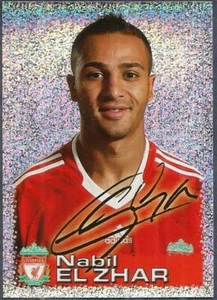 PEGATINA PANINI LIVERPOOL-2010- #147-LIVERPOOL-NABIL EL ZHAR-LÁMINA PLATEADA - Imagen 1 de 1