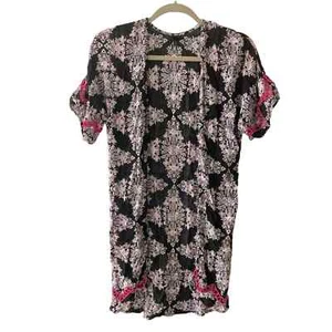 Art Class Black & White Duster/Robe size Medium - Picture 1 of 6