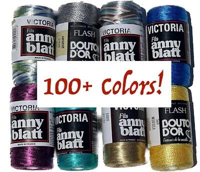 Cinta de tejer ANNY BLATT VICTORIA 100 % poliamida nailon hilo: 100+ colores Foto 1 de 2
