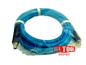 Manguera de aire de poliuretano 25 pies 3/8""npt 200psi con accesorio giratorio 1/4"" NPT - Imagen 1 de 3