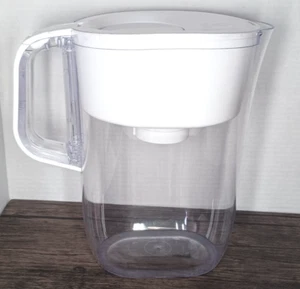 Brita Huron Tahoe White 10 Cup Water Filtration Pitcher with Smart Filter Alert - Picture 1 of 13