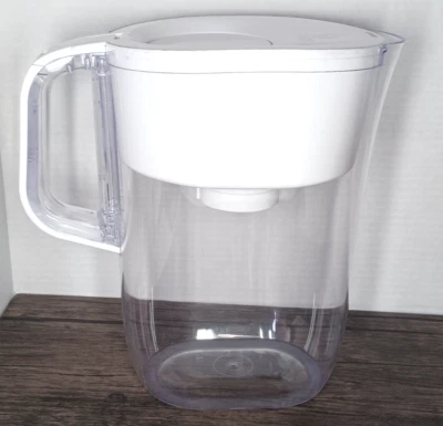 Brita Huron Tahoe White 10 Cup Water Filtration Pitcher with Smart Filter Alert - Image 1 of 4