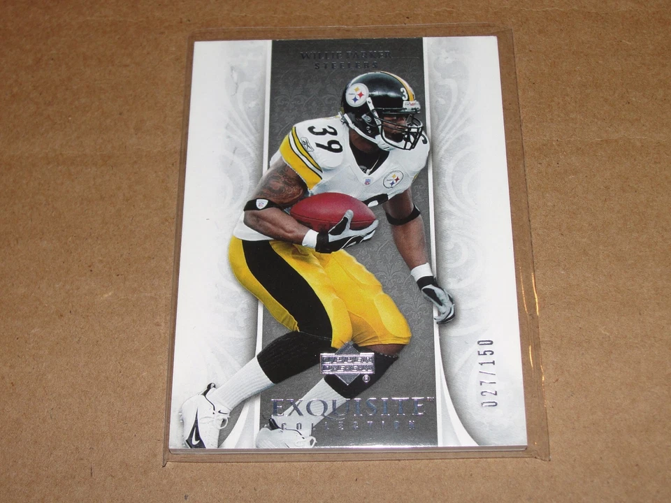2006 Exquisite WILLIE PARKER #48 Silver Foil/150 Pittsburgh STEELERS Tar Heels - Image 1 of 2