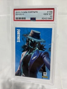 2020 Panini Fortnite Series 2 Deadeye Base #198 - PSA 10 - Picture 1 of 2