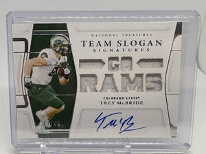 2022 PANINI National Treasures TREY MCBRIDE Auto/Relic /49 (E256) - Picture 1 of 4