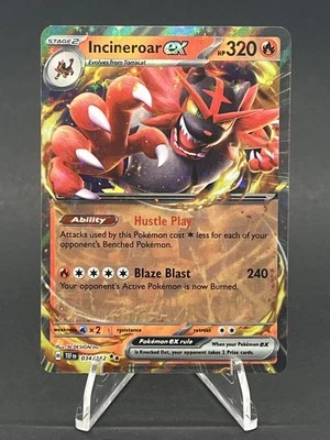 Incineroar ex #034/162 SV05: Temporal Forces 250001 - Image 1 of 2