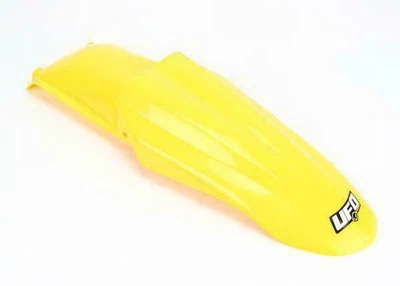Para-lama traseiro UFO Plastics - RM amarelo motocicleta bicicleta sujeira HU03301-103 12-186-30 - Imagem 1 de 3