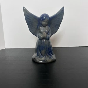 VIntage Angel Pottery BBP Beaumont Brothers 1994 Salt Glazed Praying 5.25" Tall - Picture 1 of 7