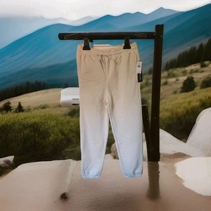 Gap Kids Athletic Sweatpants Youth 12 Regular Beige Cotton Secret Pocket  NWT  - Picture 1 of 6