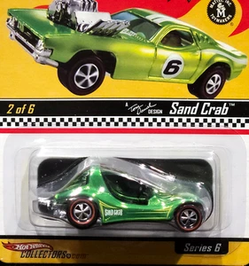 Hot Wheels Sand Crab RLC Neo-Classics Red Line Club Car HWC 07444/11000 Green - Picture 1 of 5