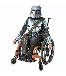 Disfraz Mandaloriano Adaptable Star Wars Niño Pequeño 4-6 Máscara Suave Dura Silla de Ruedas - Imagen 1 de 12