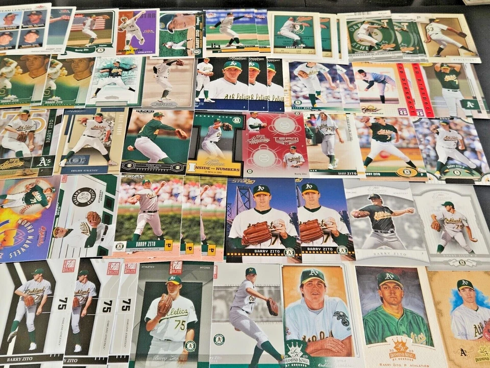 BARRY ZITO YOU PICK SEE EVERY CARD RC, INSERTS HIGH GRADE CARDS HUNDREDS! - Image 1 of 1