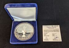 Samoa 1987 25 Tala America's Cup Perth Australia 5 oz Fine Silver Coin KM#67