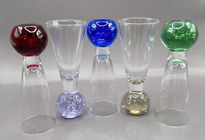 Set Of 5 Fireball Shot Glasses  Circleware