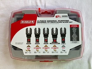 Diablo DOU5S 5-Piece General Purpose Universal Fit Oscillating Blade Set, DOU5SP - Picture 1 of 2
