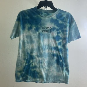 good vibes t shirt size medium blues Kids Medium - Picture 1 of 4
