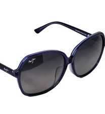 Maui Jim Taro Polarized Sunglasses MJ 795-08D Navy Frames 59-16-140 Japan Read