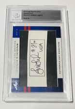 2012 Leaf Icons Jenny Finch Cut Signatures Edition Autograph 19/20 Softball