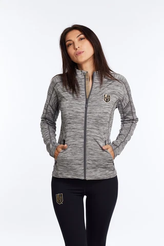 Vegas Golden Knights Women's Full Zip Jacket w/ custom logo and placket Cover