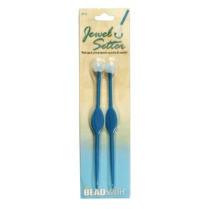 Herramienta colocadora de joyas BeadSmith® para cuentas y espaldas planas recogida y posición rápidas - Imagen 1 de 1