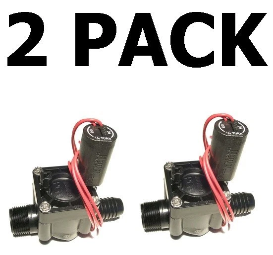 2 Pack Hunter PGV-100MB 1" NPT x Barb Sprinkler Irrigation Valve  - Image 1 of 1