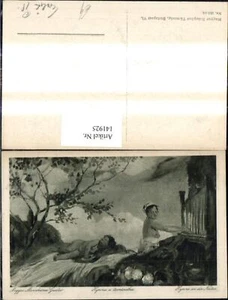 141925,Künstler Ak Magyar Mannheim Gustav Hymne an die Natur Erotik Akt Nackte F - Picture 1 of 1
